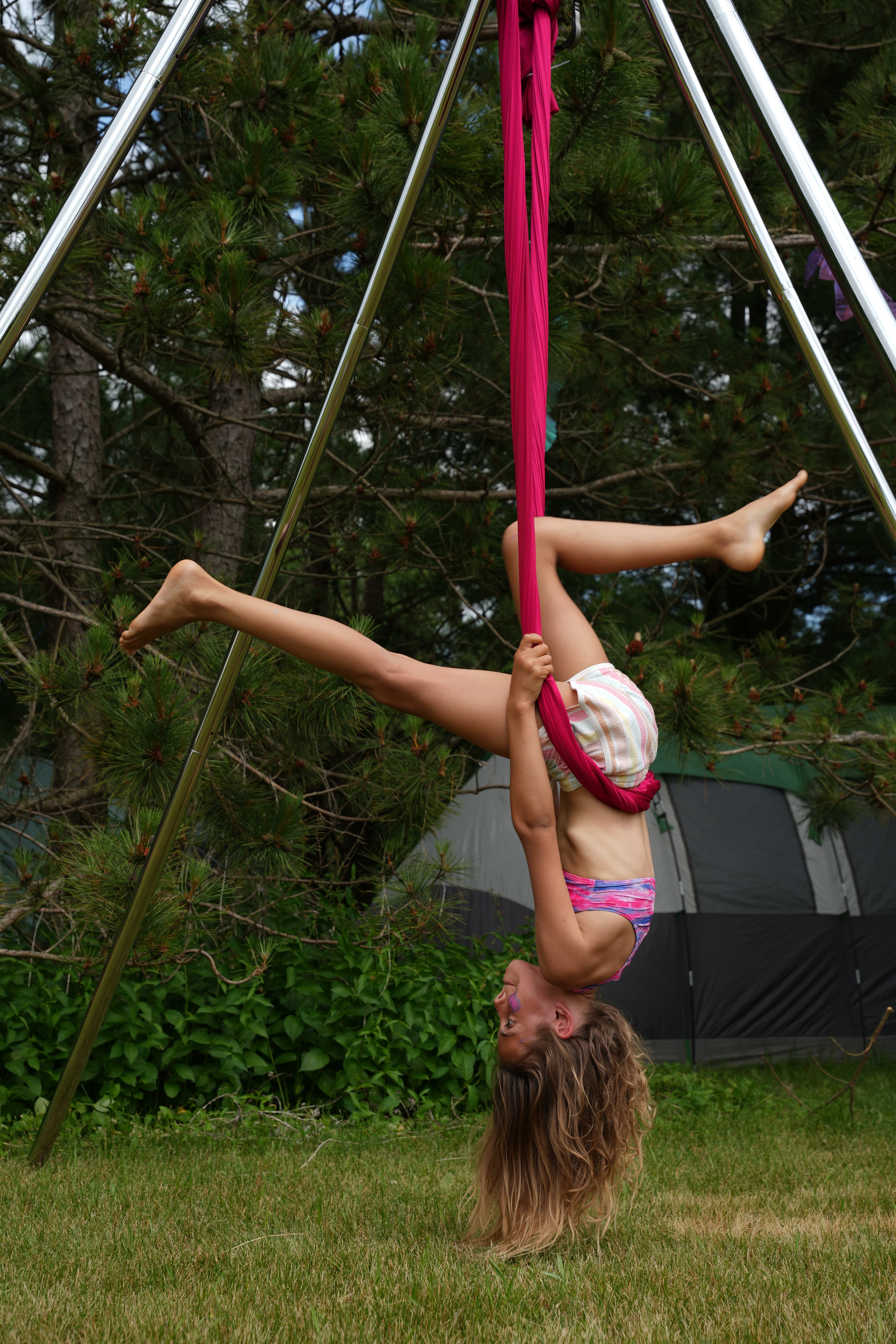 Live aerial performance